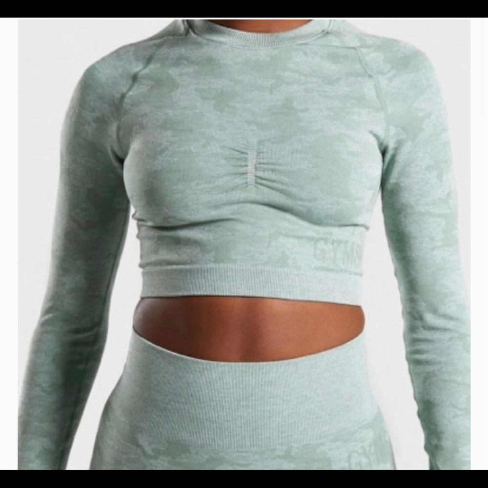 Gymshark camp seamless top
